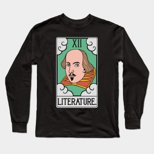 Shakespeare English Literature Tarot Card Funny Long Sleeve T-Shirt